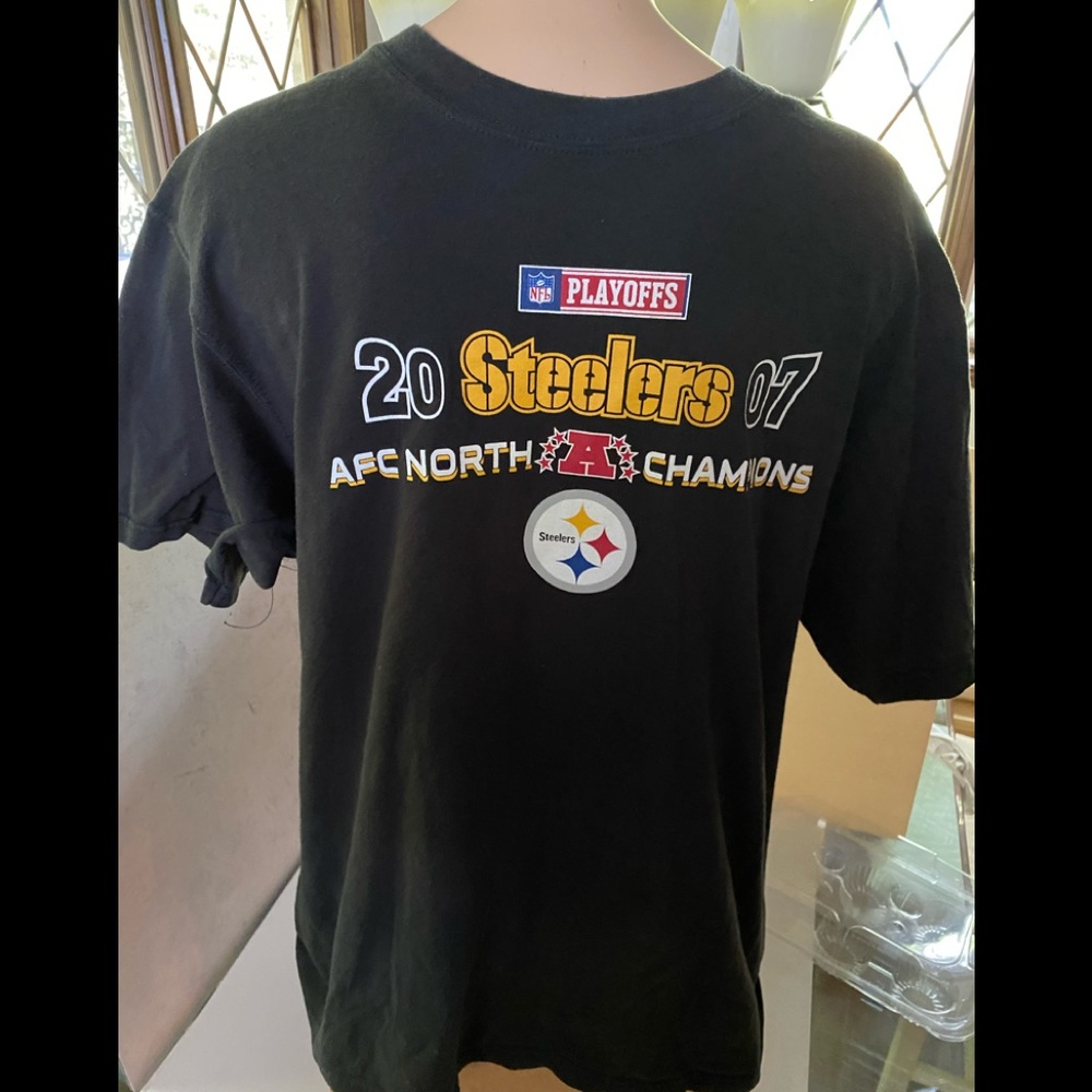 PITTSBURGH STEELERS 2007 AFC NORTH CHAMPIONS SIZE L